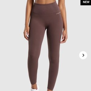 Whitney Simmons Cherry Chocolate Ribbed Leggings